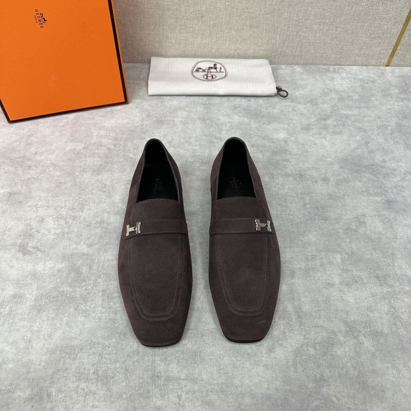 H**mes leather shoes